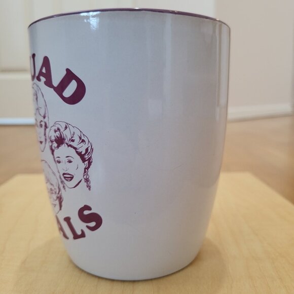 Golden Girls Mug Squad Goals 25 Oz Ceramic ABC Studios Silver Buffalo Design - Picture 6 of 16